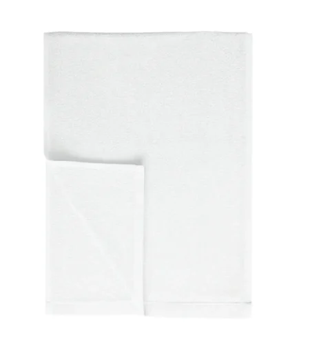 sofrito terry hand towel cotton white