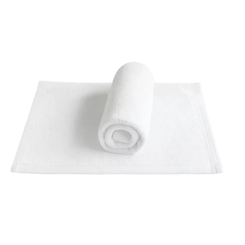 sofrito terry hand towel cotton white