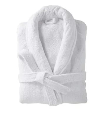 Sofrito Luxury 100% Cotton Terry Soft & Plush Bath Robe White