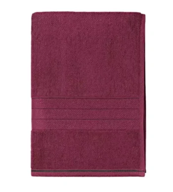sofrito 100% cotton bath towel wine