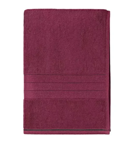 sofrito cotton bath towel wine