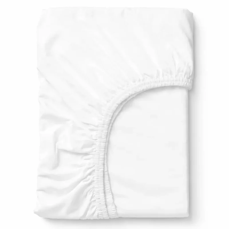 Sofrito fitted bedsheet plain white