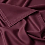sofrito flat bedsheet glace cotton plain 300 tc wine
