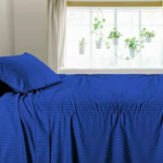 Sofrito 100% Cotton Flat Bedsheet - 210 TC - Striped