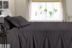Sofrito 100% Cotton Bedsheet stripes black