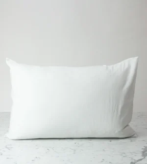sofrito cotton pillow cover plain white