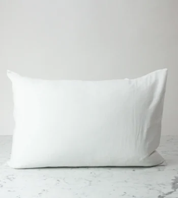 sofrito cotton pillow cover plain white
