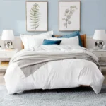 sofrito duvet / comforter cover plain white