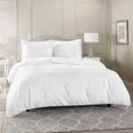 sofrito microfiber duvet cover plain white