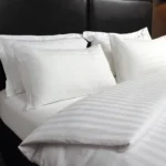 sofrito duvet / comforter cover stripes white