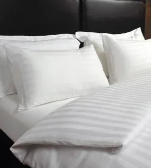 sofrito duvet / comforter cover stripes white