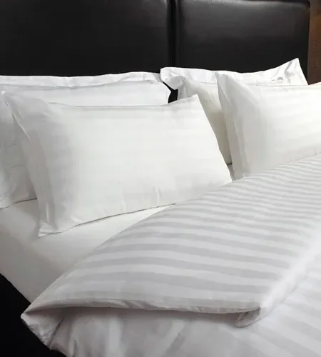 sofrito duvet / comforter cover stripes white