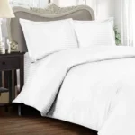 sofrito duvet / comforter cover set stripes white
