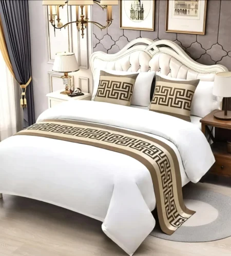 Sofrito Bed Runner with Cushion Cover infinity key collection