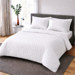 sofrito duvet / comforter cover stripes white