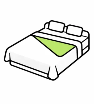 Flat bedsheet icon