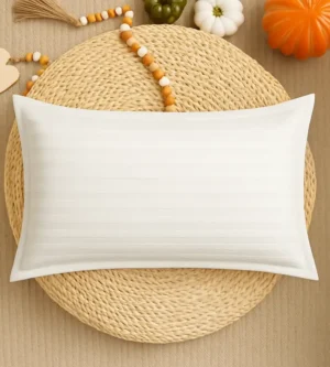 sofrito pillow cover stripes white