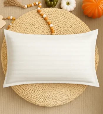 sofrito pillow cover stripes white