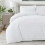 sofrito duvet / comforter cover stripes white