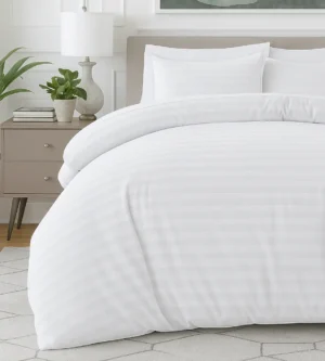 sofrito duvet / comforter cover stripes white