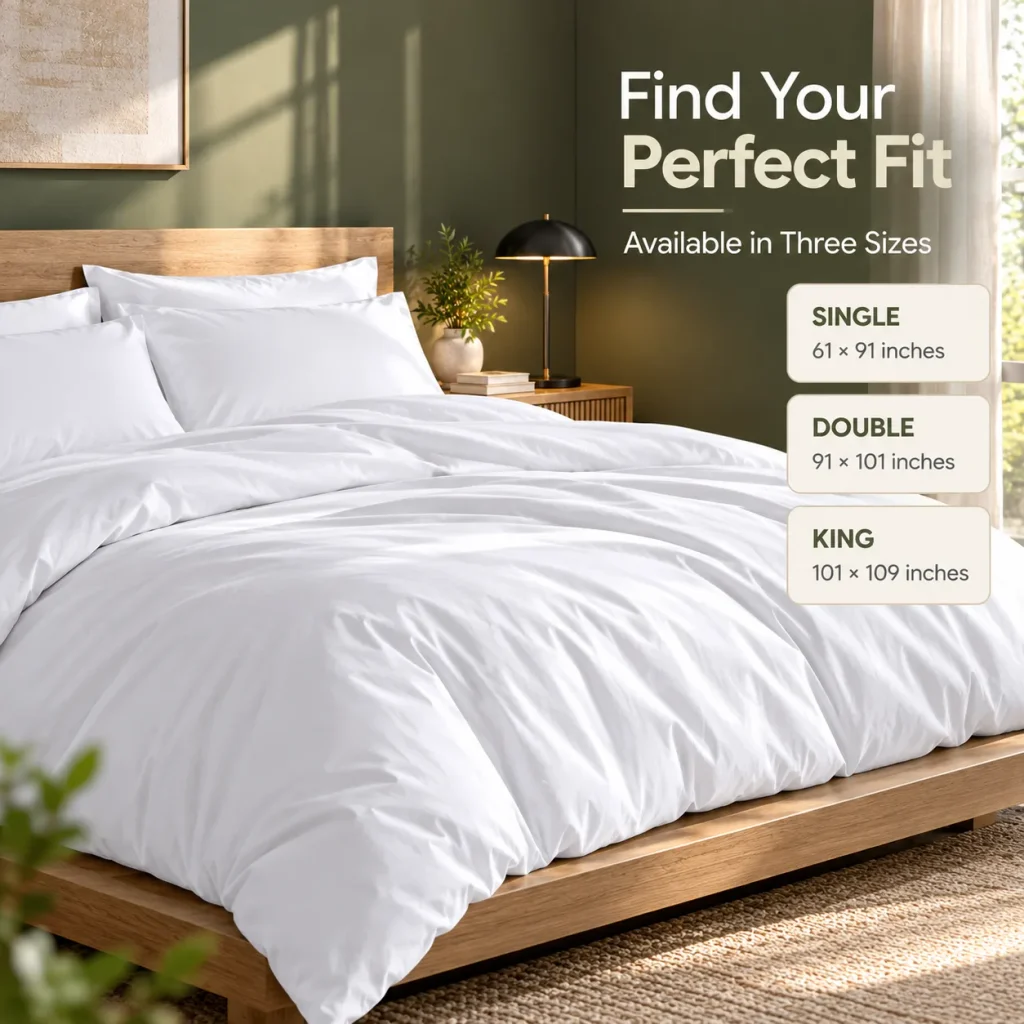Sofrito Duvet / Comforter Cover 300 TC Plain Percale Cotton Blend - White | 12 - Months Guarantee | Hotel Premium with Easy Care | for Hotels & Bulk Use Sofrito Duvet / Comforter Cover 300 TC Plain Percale Cotton Blend - White | 12 - Months Guarantee | Hotel Premium with Easy Care | duvet / comforter cover