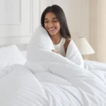 sofrito duvet / comforter cover stripes white