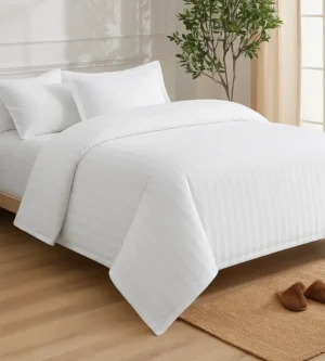sofrito duvet / comforter cover stripes white