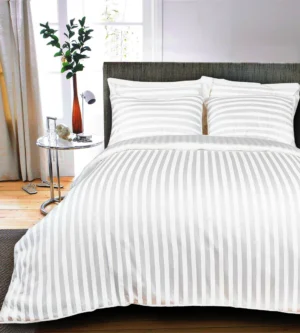 sofrito duvet / comforter cover stripes white