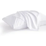 Sofrito Pillow Cover 300 TC Plain Percale Cotton Blend – White