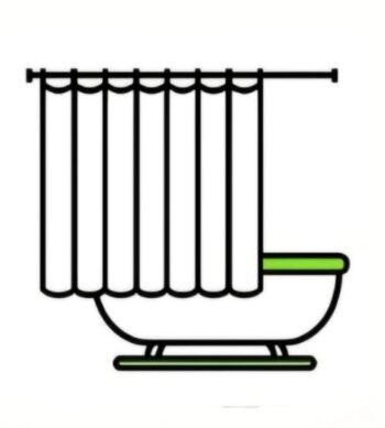 Home for Hotels & Bulk Use Shower Curtains