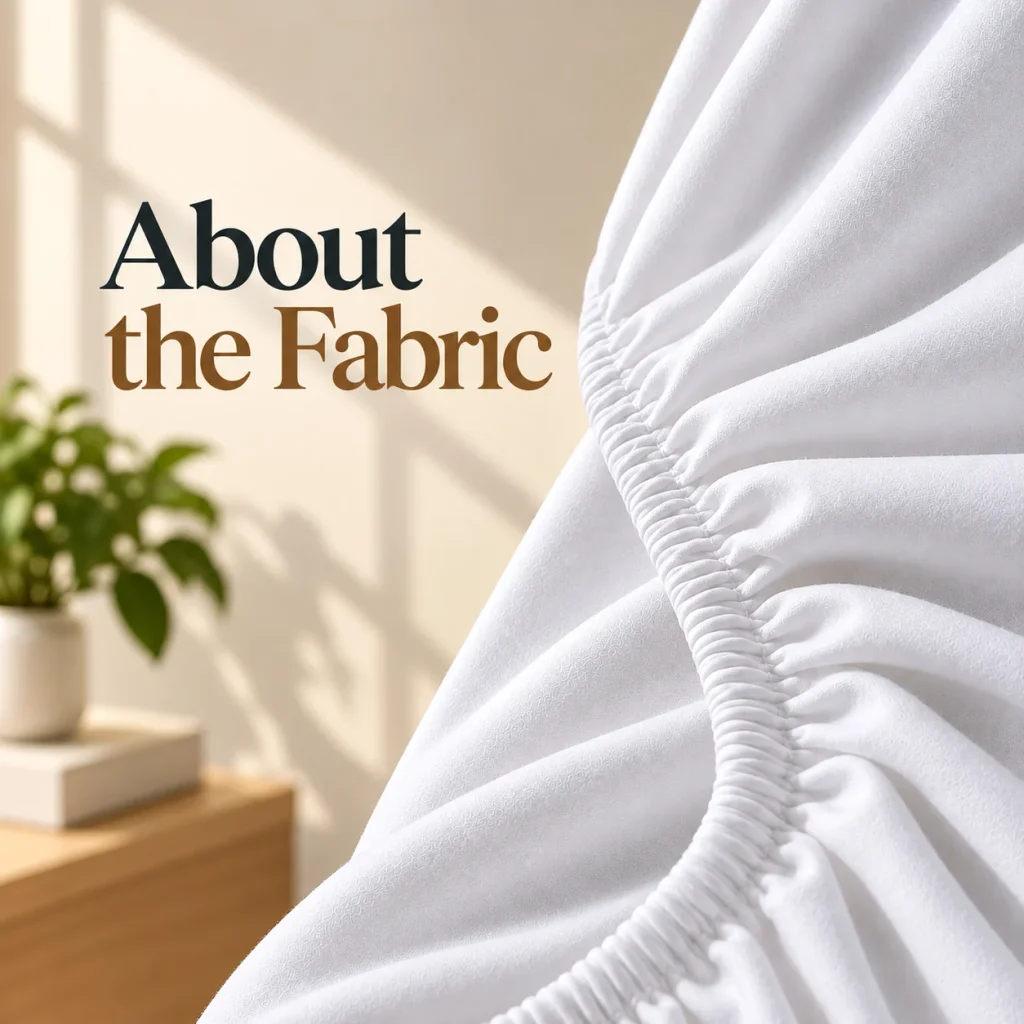 Sofrito Fitted Bedsheet 300 TC Plain Percale Cotton Blend - White | 12 - Months Guarantee | Hotel Premium with Easy Care | Fitted bedsheet