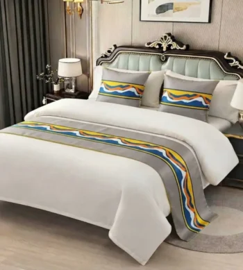 Sofrito Bed Runner with Cushion Cover Majestic Chevron