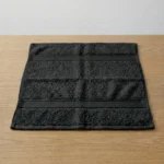 Sofrito 100% Cotton Terry Face Towel | Divine Black