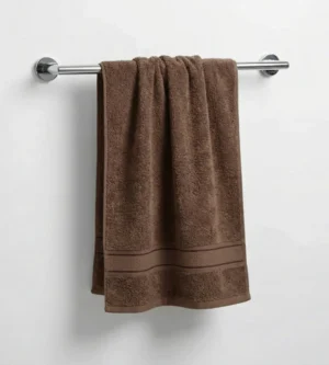 Sofrito 100% Cotton Terry Bath Towel | Divine Brown