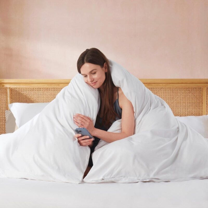 Sofrito Duvet / Comforter Cover Microfiber Plain White