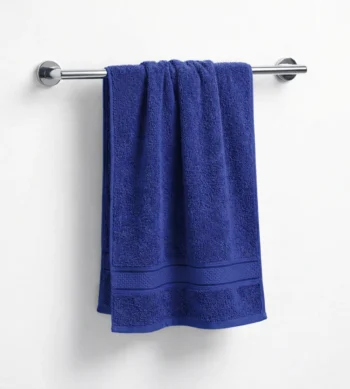 Sofrito 100% Cotton Terry Bath Towel | Divine Series Navy Blue
