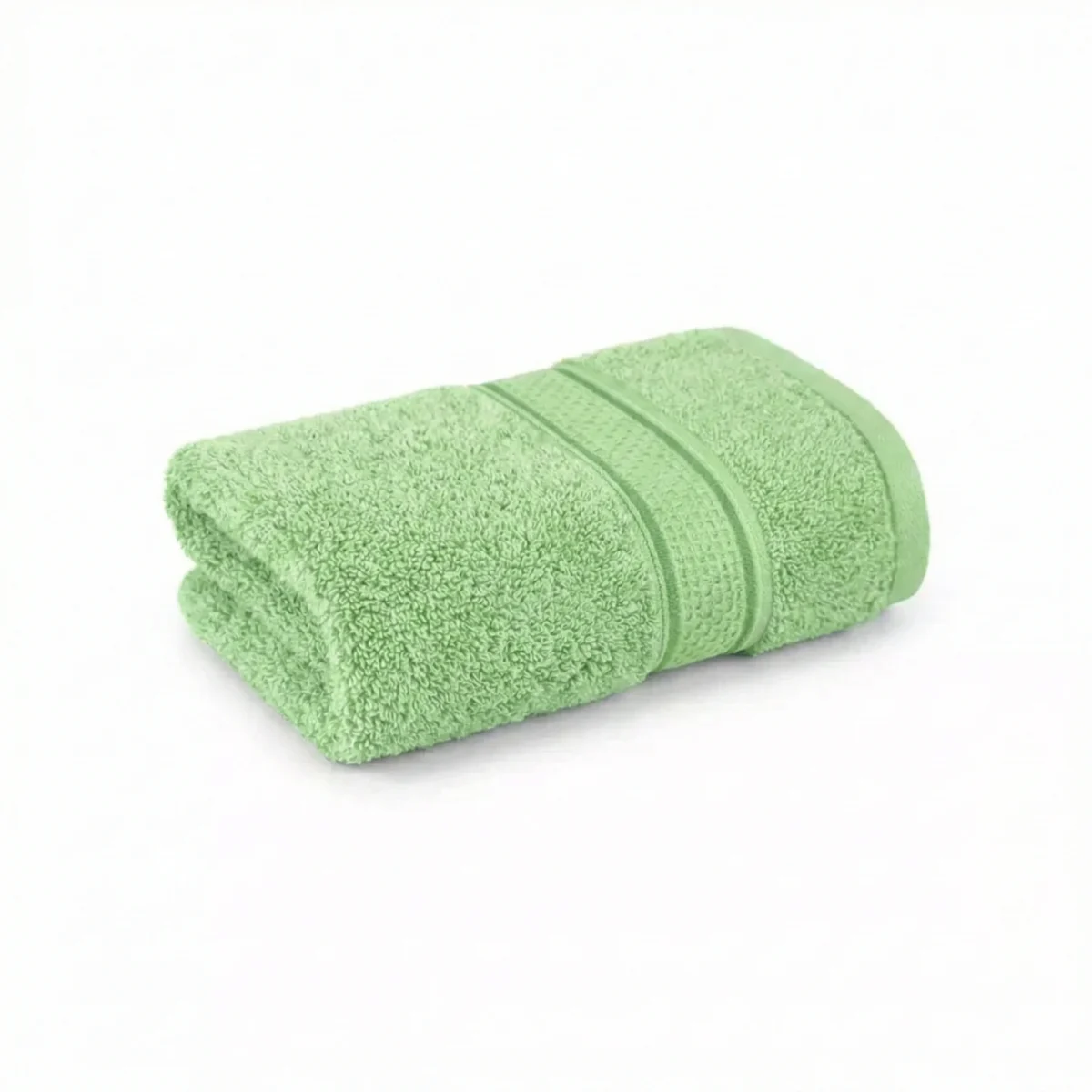 Sofrito 100% Cotton Terry Hand Towel | Divine Series Pastel Green