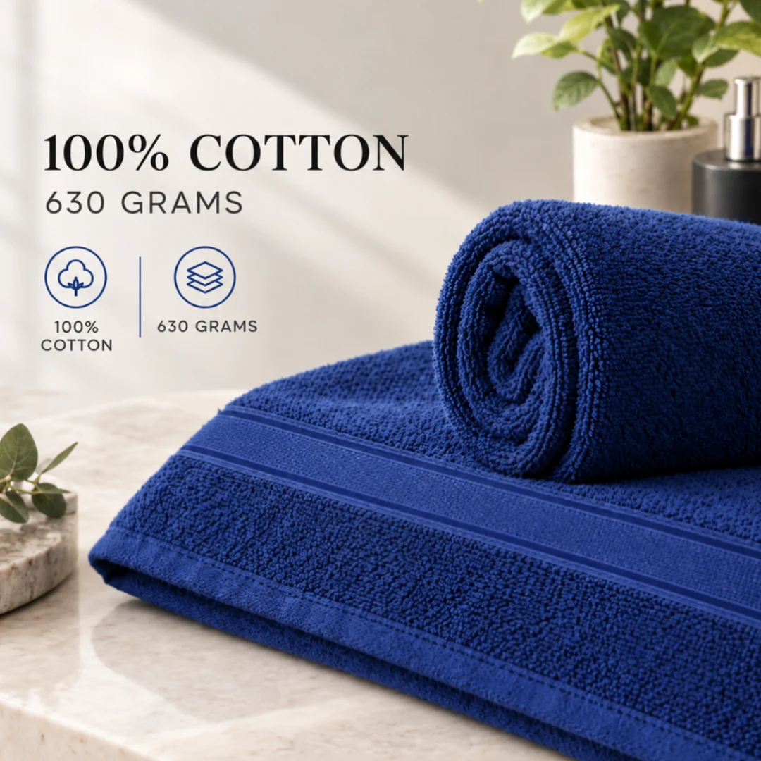 Sofrito 100% Cotton Terry Bath Towel | Divine Series, Spa Quality | 630 GMS Highly Absorbent | for Hotels & Bulk Use Sofrito 100% Cotton Terry Bath Towel | Divine Series, Spa Quality | 630 GMS Highly Absorbent | Terry Bath Towel