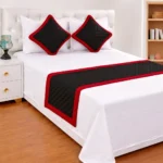 Sofrito Crush Fabric Bed Runner BlackRed