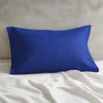 Sofrito 100% Cotton Pillow Cover Stripes Royal Blue