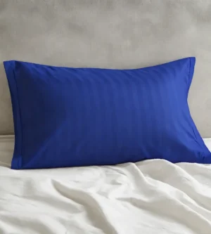 Sofrito 100% Cotton Pillow Cover Stripes Royal Blue