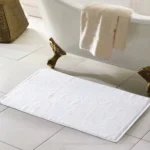 sofrito bath mat plain divine white