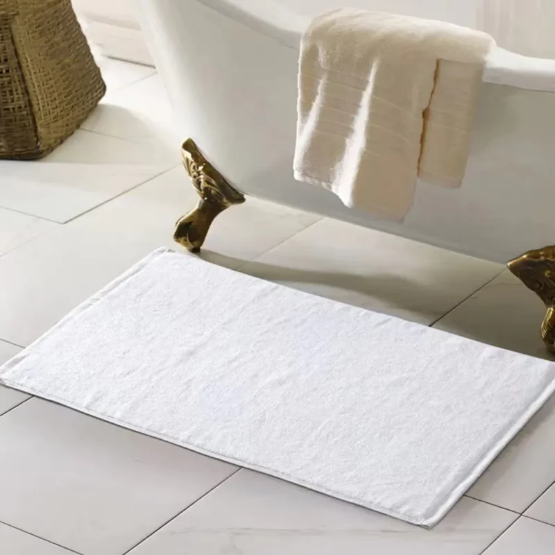 sofrito bath mat plain divine white