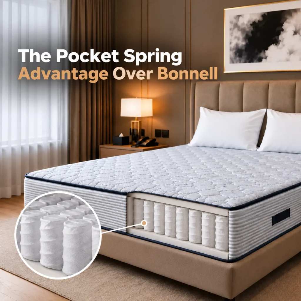 Sofrito Hotel Box Top Spring Mattress | 8 Years Warranty Spring Mattress
