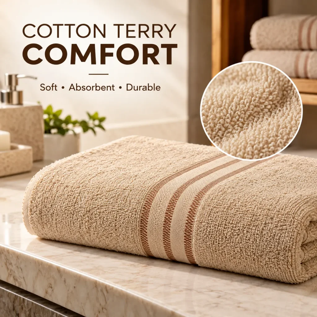 Hotel Terry Bath Towel - Cotton - Classic for Hotels & Bulk Use Hotel Terry Bath Towel - Cotton - Classic Bath towel