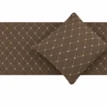 sofrito quilted bed runner Coffee Brown
