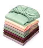 Sofrito Bedsheet (Fitted) Glace Cotton 300 TC - Striped