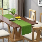 Sofrito Velvet Table Runner Green