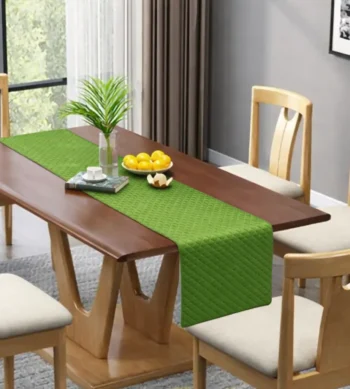 Sofrito Velvet Table Runner Green