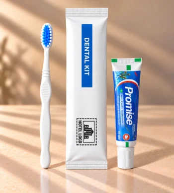 Hotel Dental Kit – Dabur Promise Toothpaste and Toothbrush (with Hotel Branding)